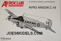 1/72 AVRO ANSON C.19 KIT